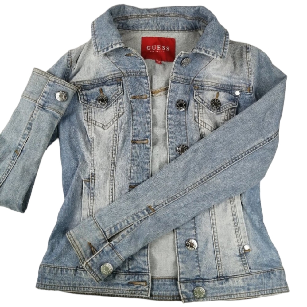 Jeans Jackets Guess Light Blue